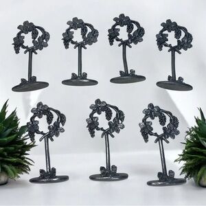 Set of 7 WANDA SCRUBY “RARE” 8 GRAPE TREES Napkin Holders